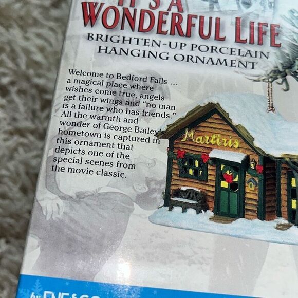 Martini's Bar Ornament It's A Wonderful Life Village Enesco 2002 - Picture 4 of 16